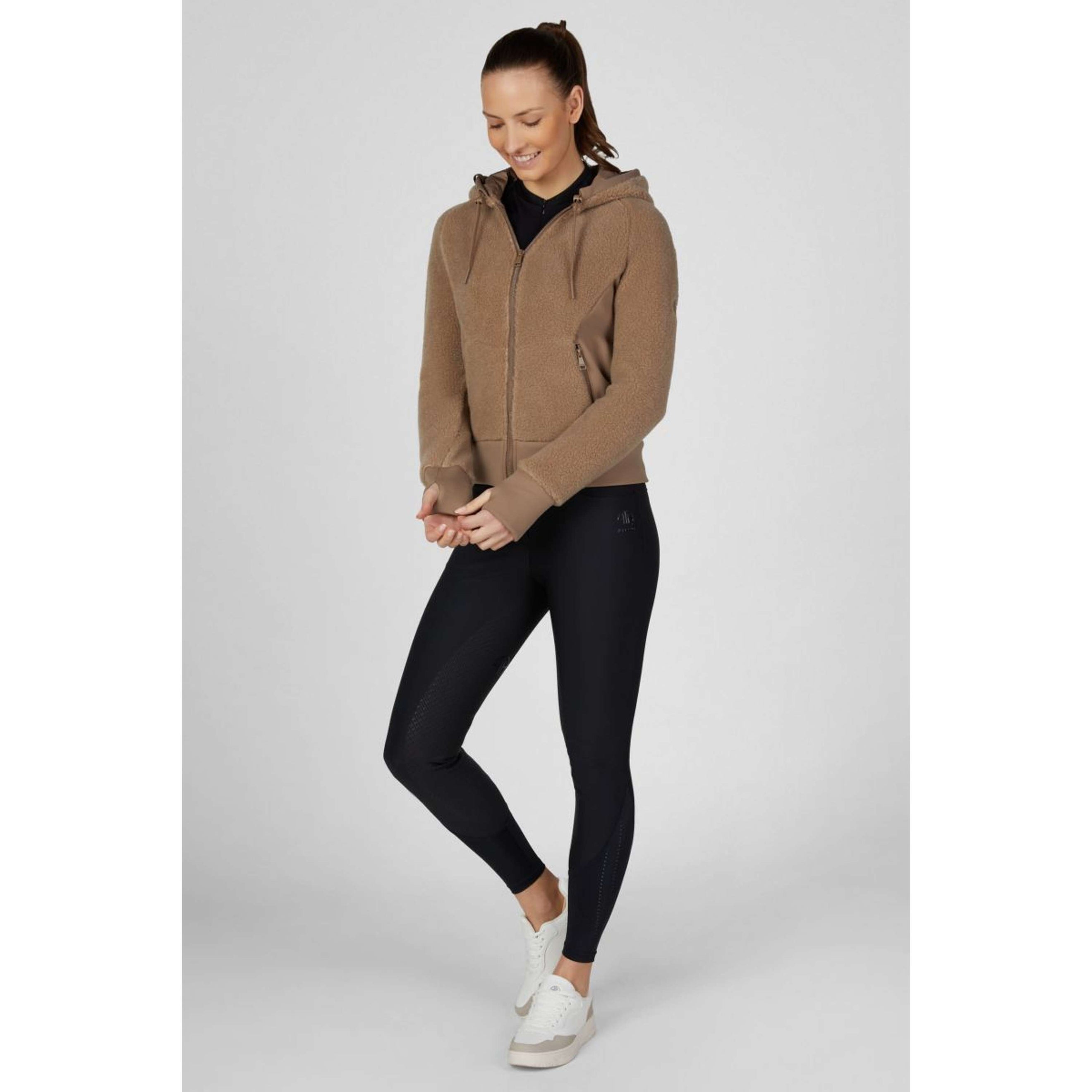 Pikeur Jacke Teddyfleece Athleisure AW26 Toffee Beige Pikeur Jacke Teddyfleece Athleisure AW26 Toffee Beige