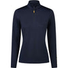 Pikeur Shirt Zip Athleisure AW26 Lange Ärmel Navy Blue