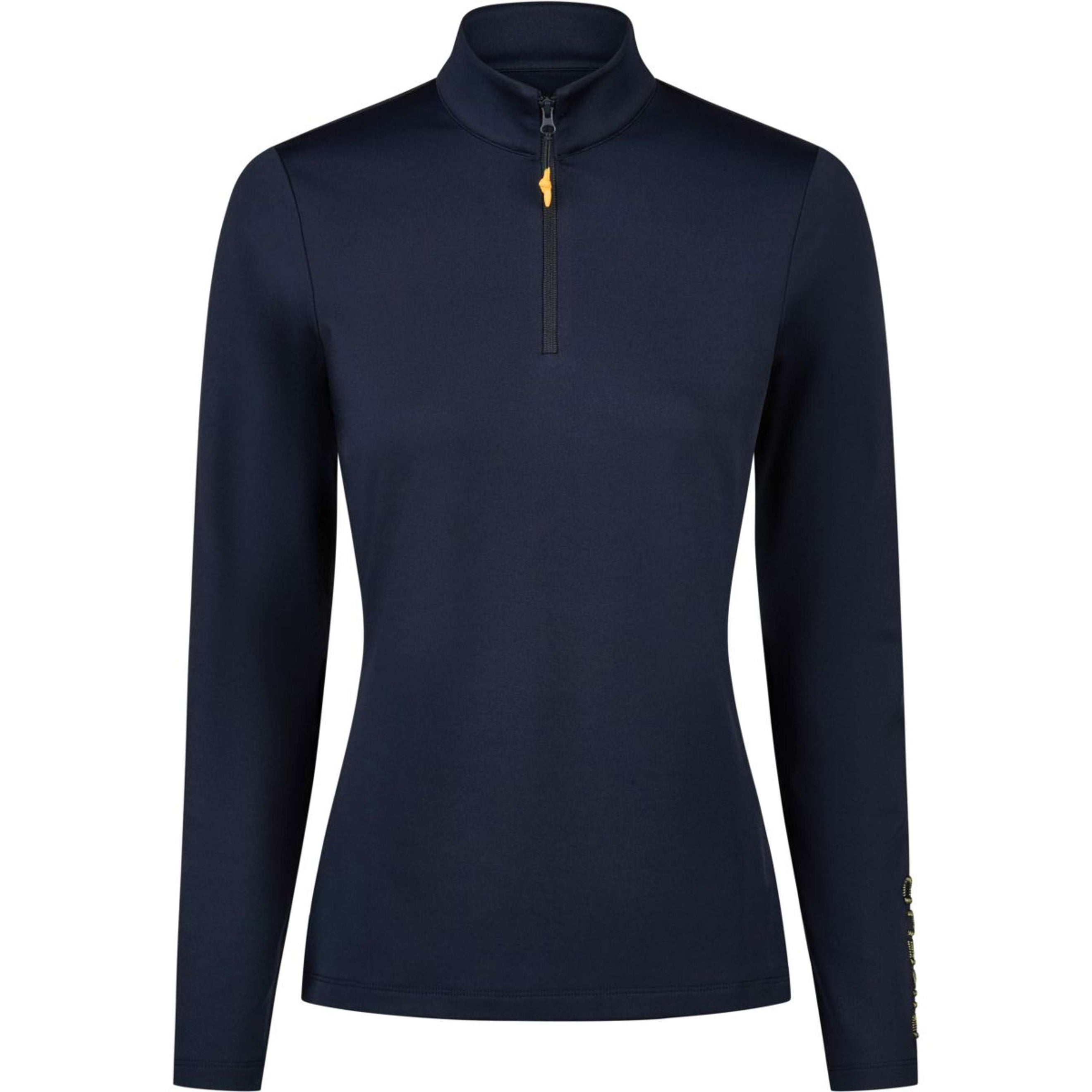Pikeur Shirt Zip Athleisure AW26 Lange Ärmel Navy Blue