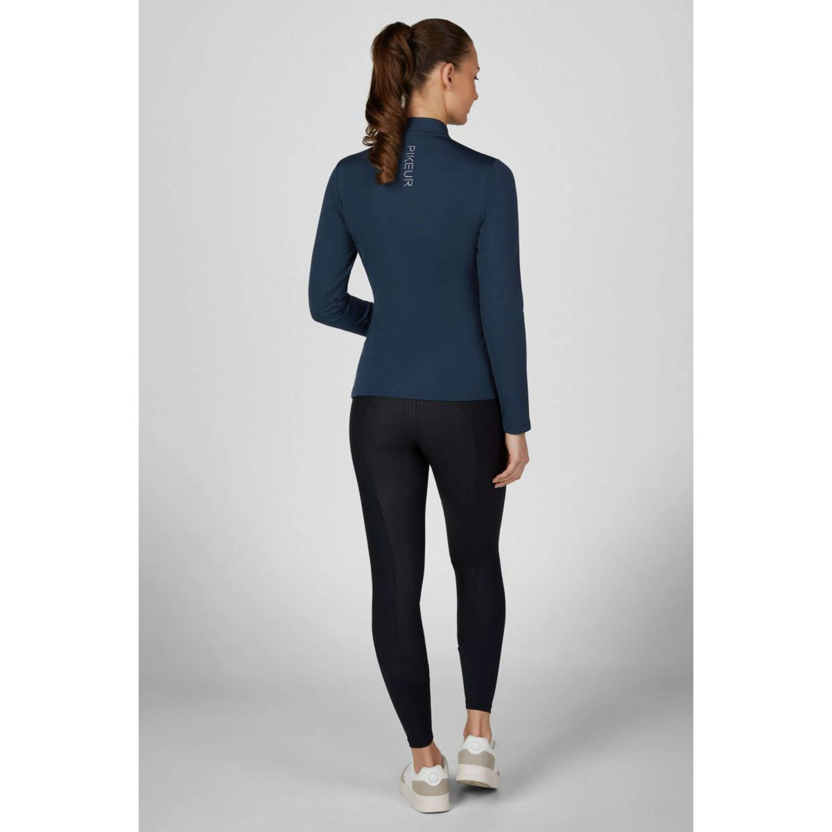 Pikeur Shirt Zip Athleisure AW26 Lange Ärmel Navy Blue