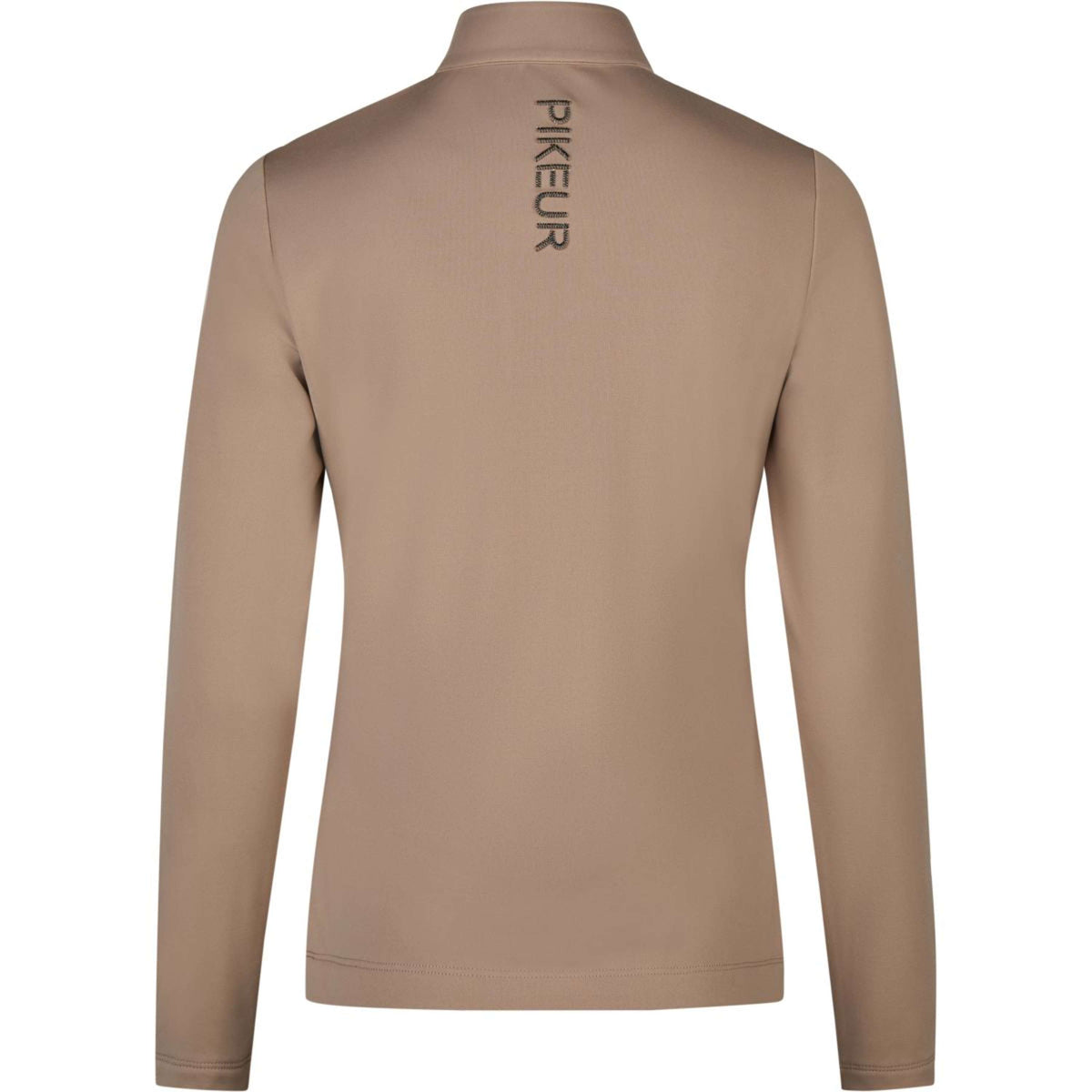 Pikeur Shirt Zip Athleisure AW26 Lange Ärmel Mocha Cream