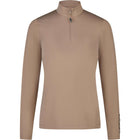 Pikeur Shirt Zip Athleisure AW26 Lange Ärmel Mocha Cream