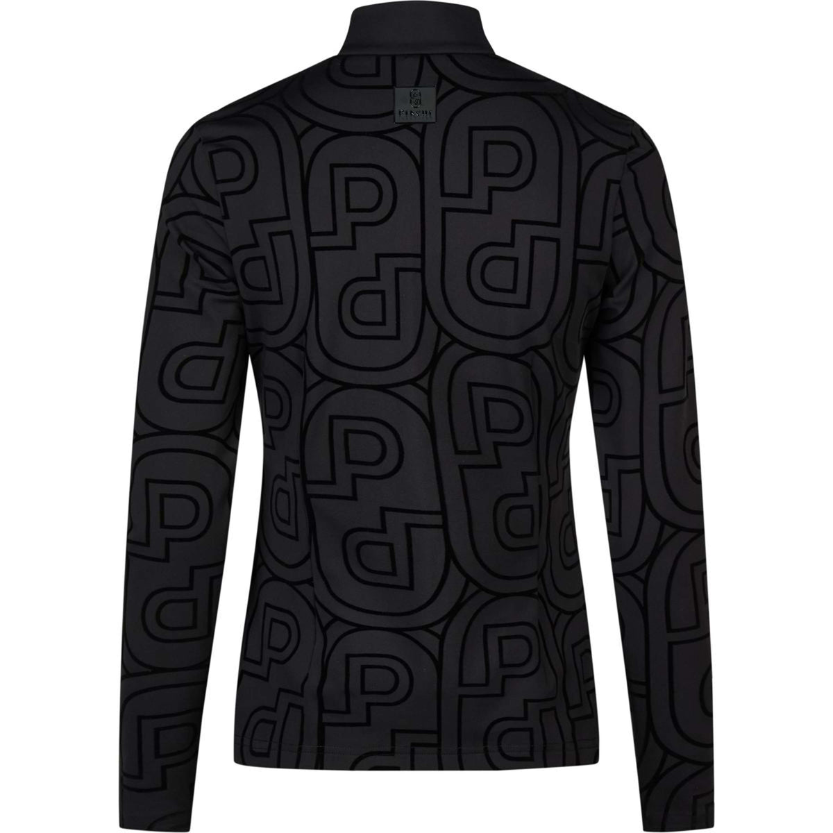 Pikeur Shirt Zip Print Selection AW26 Lange Ärmel Schwarz