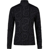 Pikeur Shirt Zip Print Selection AW26 Lange Ärmel Schwarz