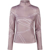 Pikeur Shirt Zip Print Selection AW26 Lange Ärmel Ash Mauve