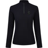 Pikeur Shirt Zip Rip Selection AW26 Lange Ärmel Schwarz