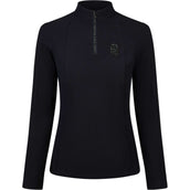 Pikeur Shirt Zip Rip Selection AW26 Lange Ärmel Schwarz