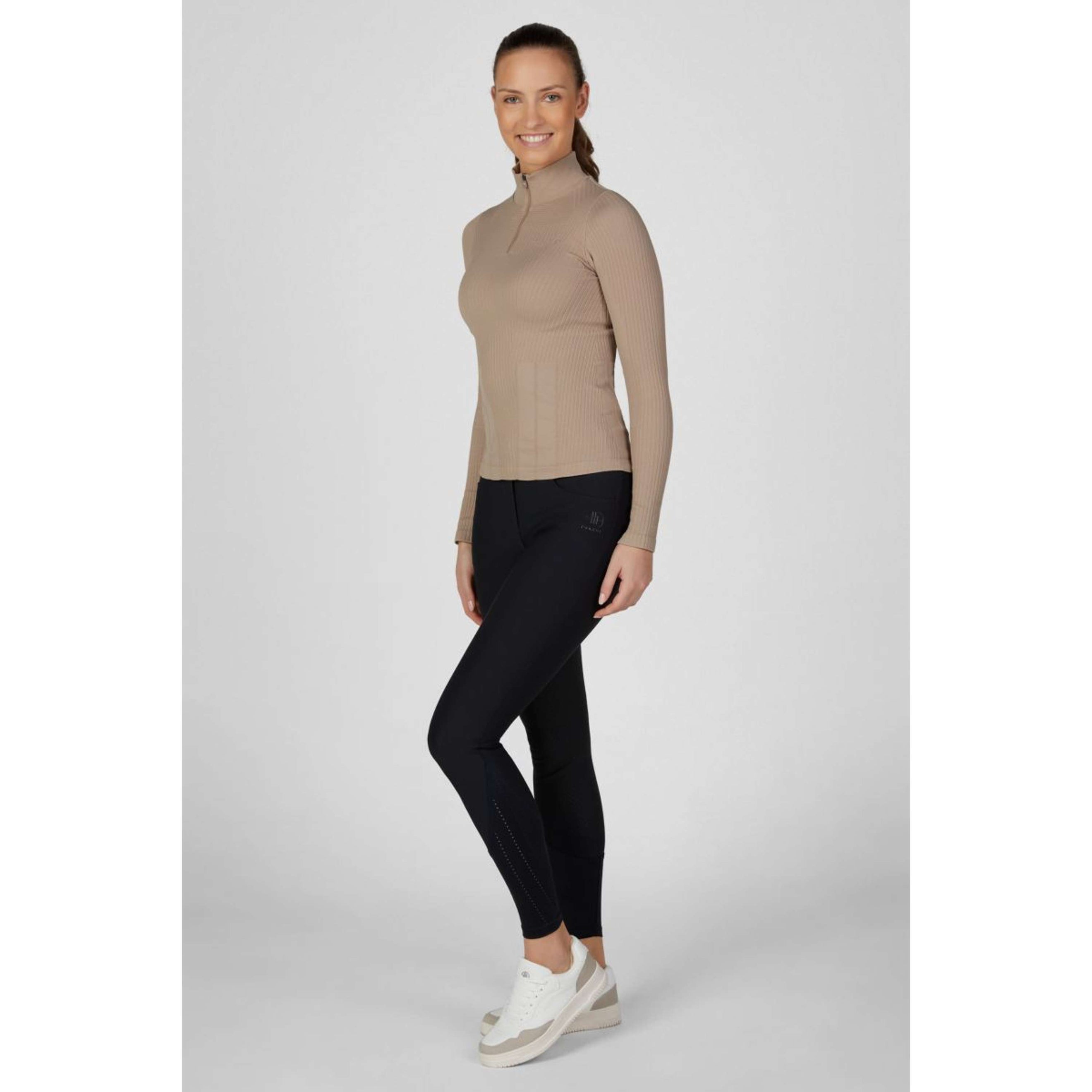 Pikeur Shirt 3D Athleisure AW26 Mocha Cream