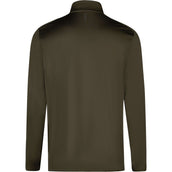Pikeur Shirt Zip Athleisure AW26 Herren Olivgrün