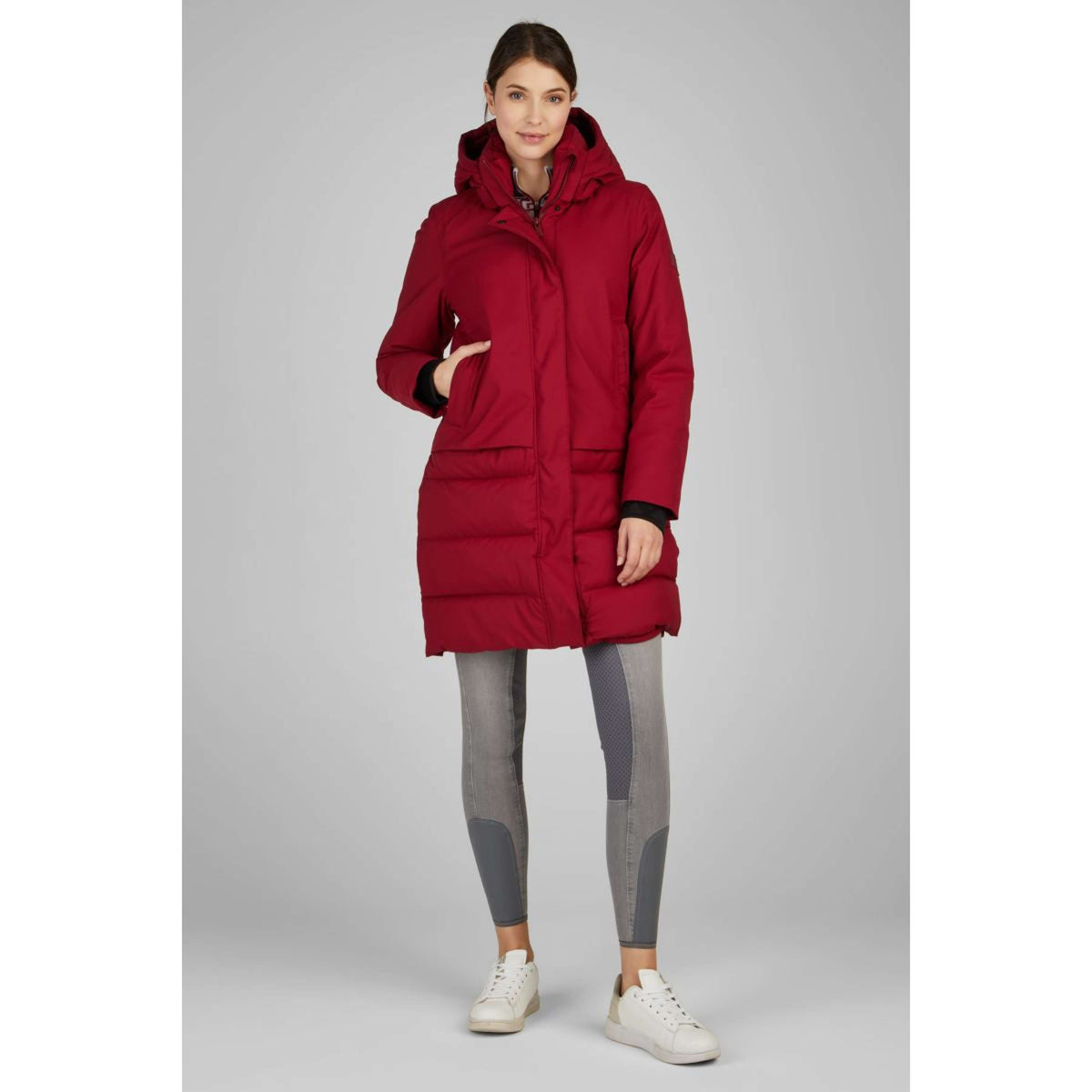 Pikeur Lange Jacke Sports Raincoat Rumba Red