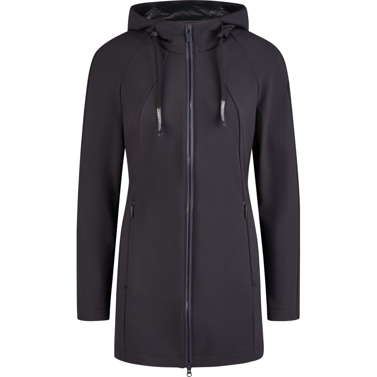 Pikeur Lange Jacke Athleisure Softshell Schwarz