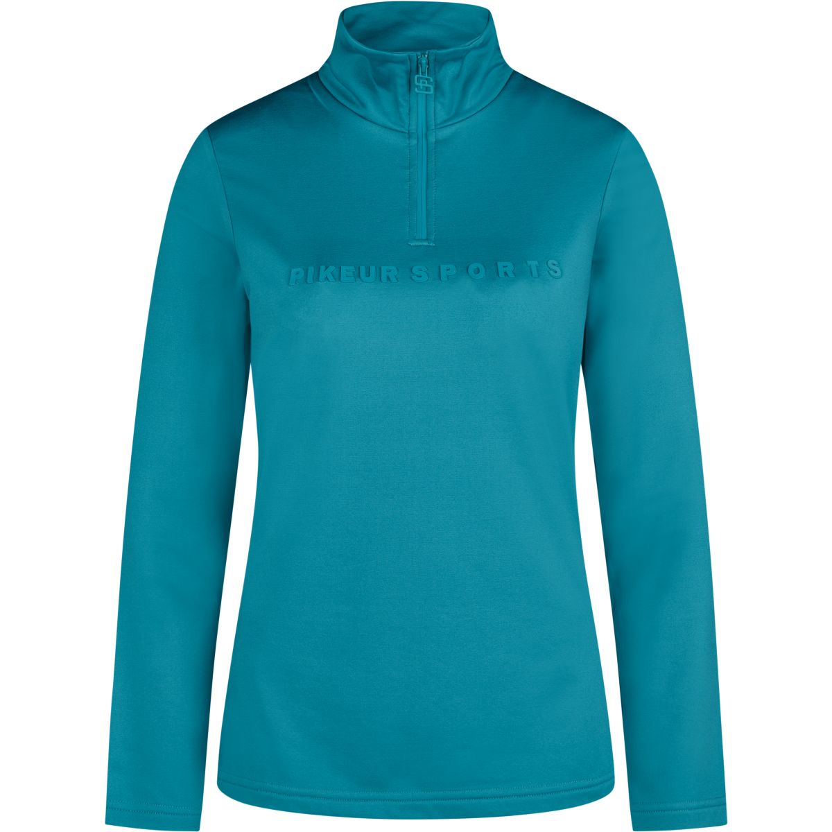 Pikeur Shirt Sports mit Reißverschluss Coast Blue