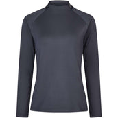 Pikeur Shirt Roll Neck Athleisure AW25 Graphite Blue