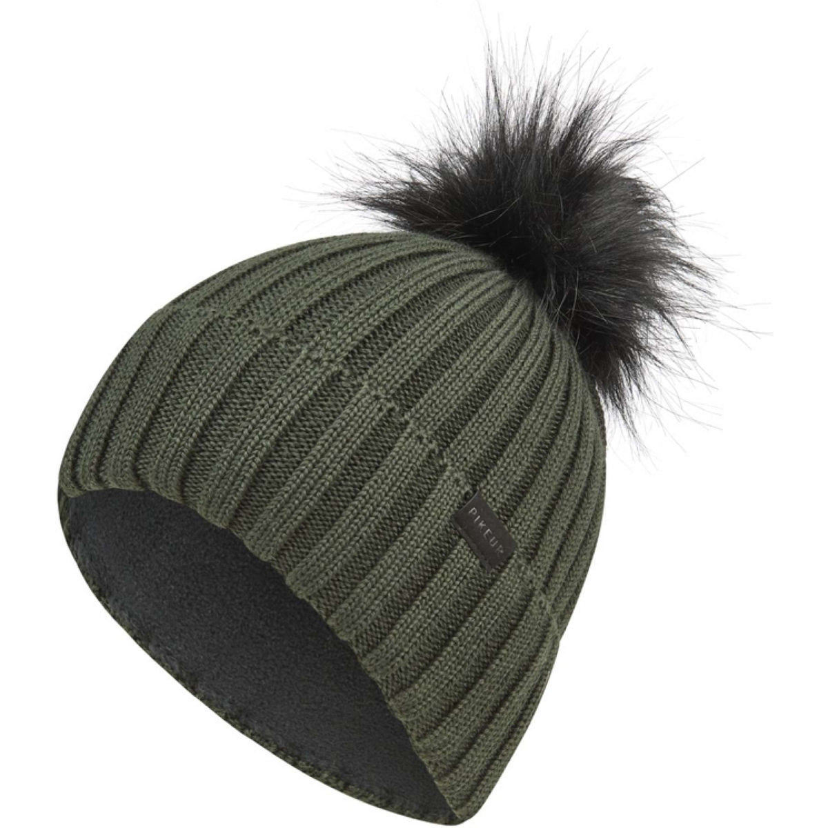 Pikeur Beanie Pompom Sports AW25 Deep Khaki