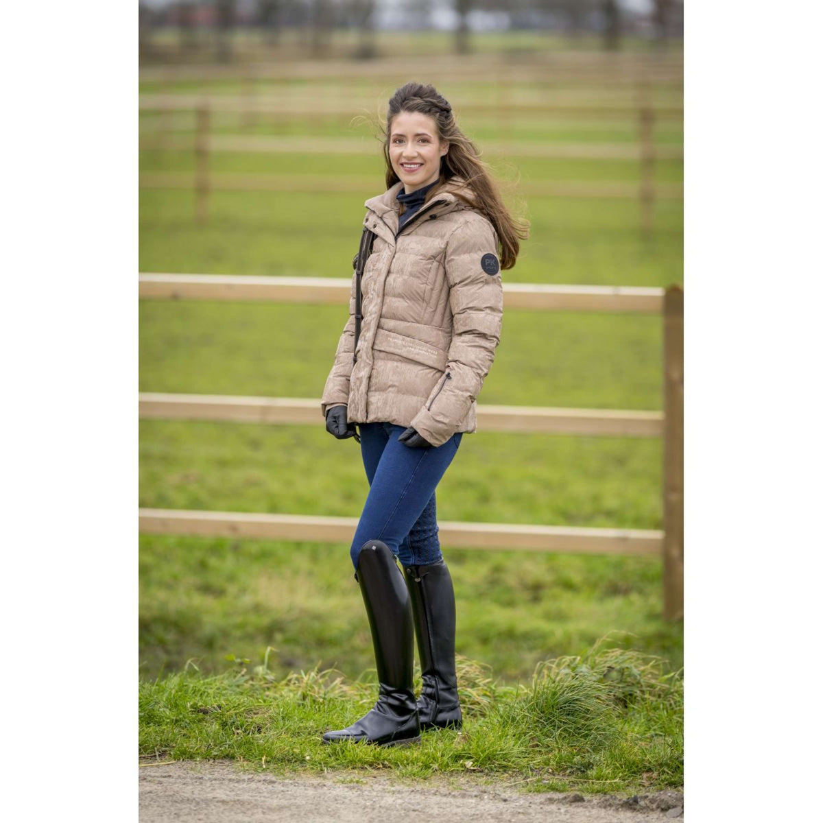 PK Reithose Telstar Full Grip Ebenholz