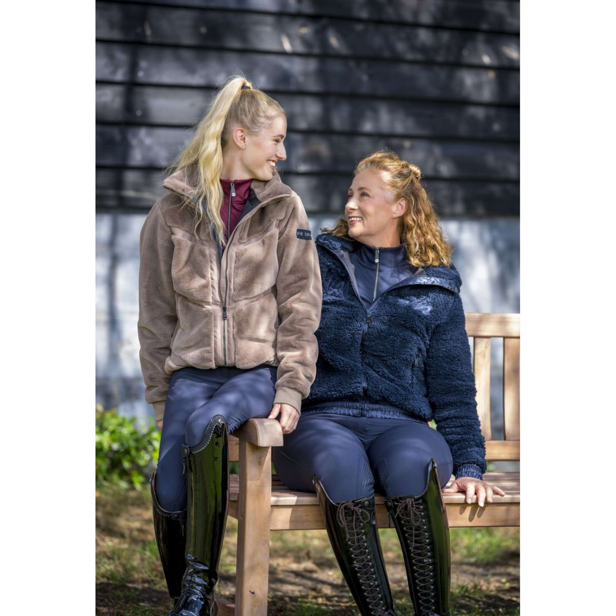 PK Fluffy Jacke Roebel Ebenholz