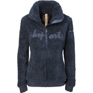 PK Fluffy Jacke Roebel Ebenholz