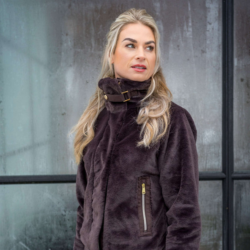 PK Jacke Tiamo Fluffy Kaffee