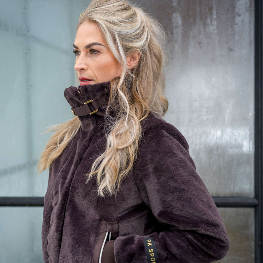 PK Jacke Tiamo Fluffy Kaffee