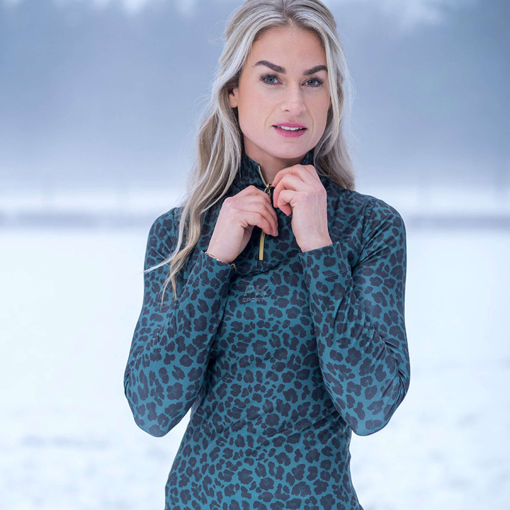 PK Shirt Vixer Lange Ärmel All Over Sea Moss