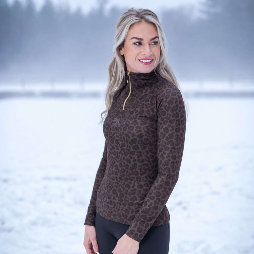 PK Shirt Vixer Lange Ärmel All Over Coffee
