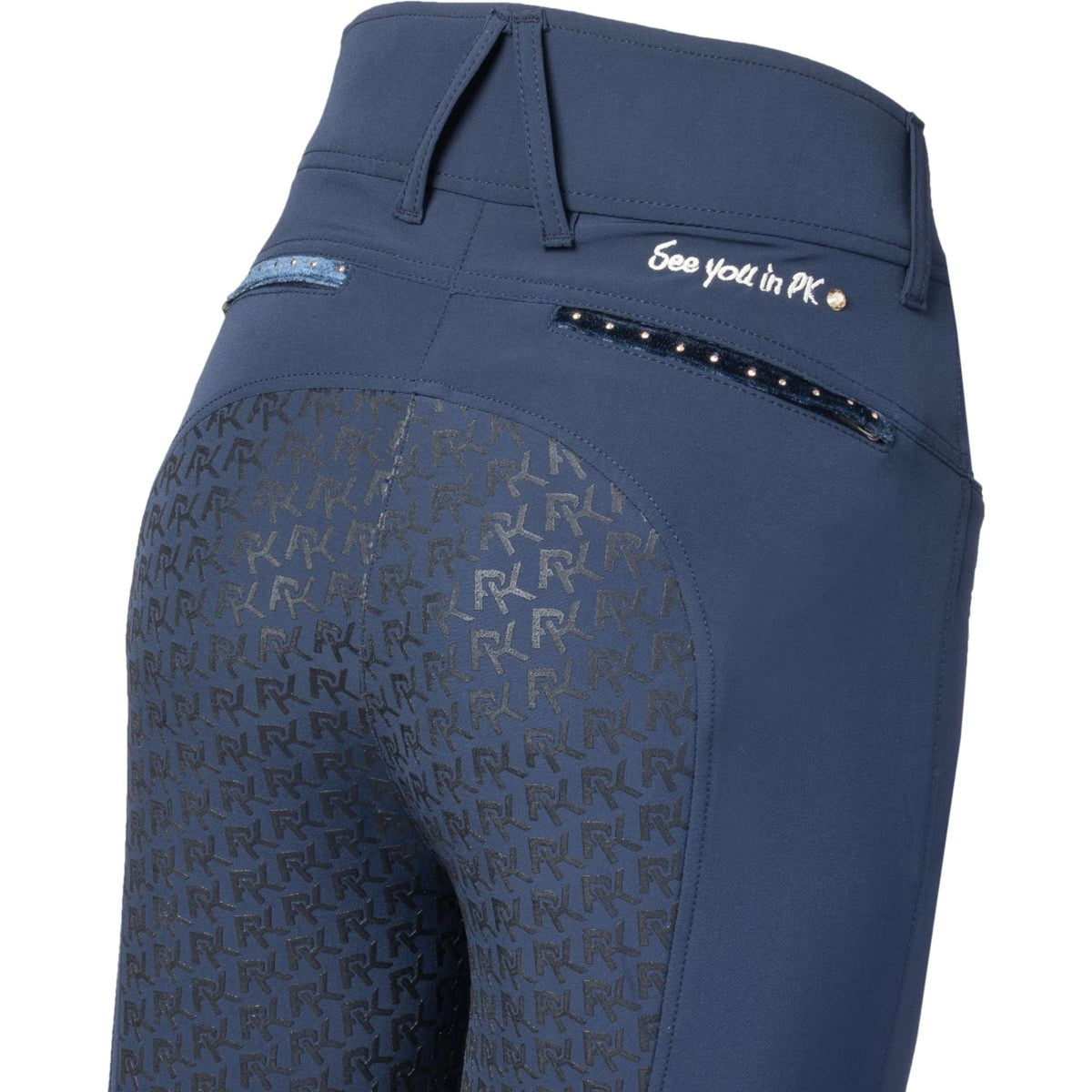 PK Reithose New Pleasure Full Grip Blaue Nächte