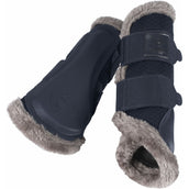 Eskadron Dressage Boots Platinum Mesh Fauxfur Shetty Atlantikblau