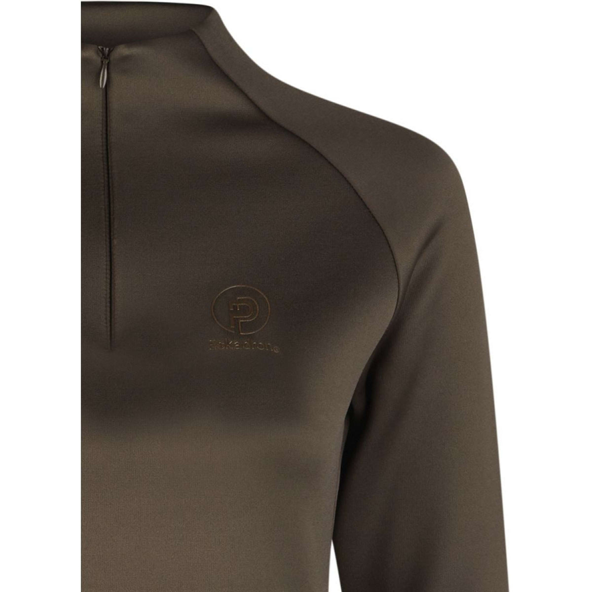 Eskadron Shirt Platinum Half-Zip Teak