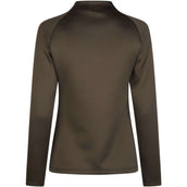 Eskadron Shirt Platinum Half-Zip Teak