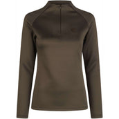 Eskadron Shirt Platinum Half-Zip Teak