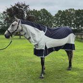 Velder Horsewear Premium Fliegendecke Rainless Fall Navy/Pearl Silver