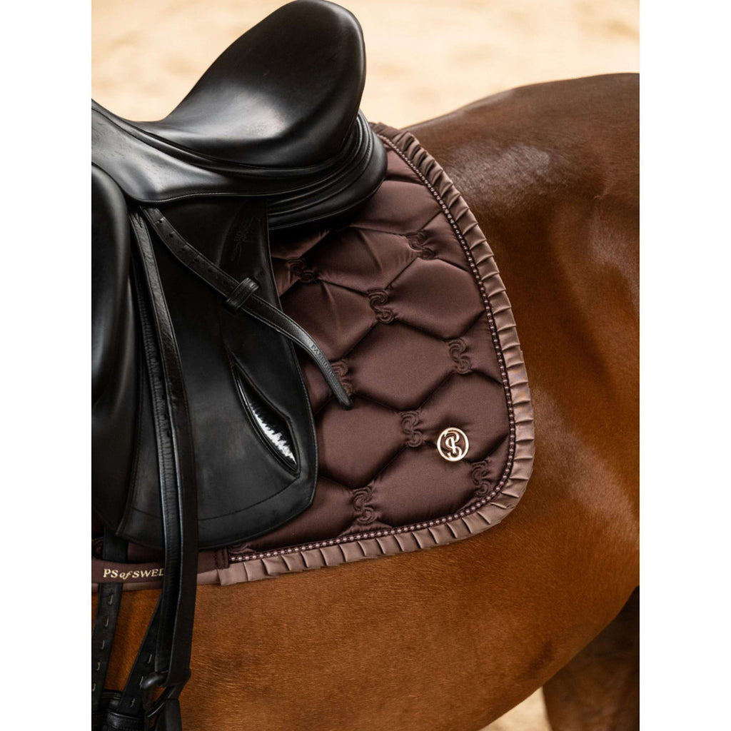 PS of Sweden Schabracke Ruffle Pearl Dressur Erde Braun