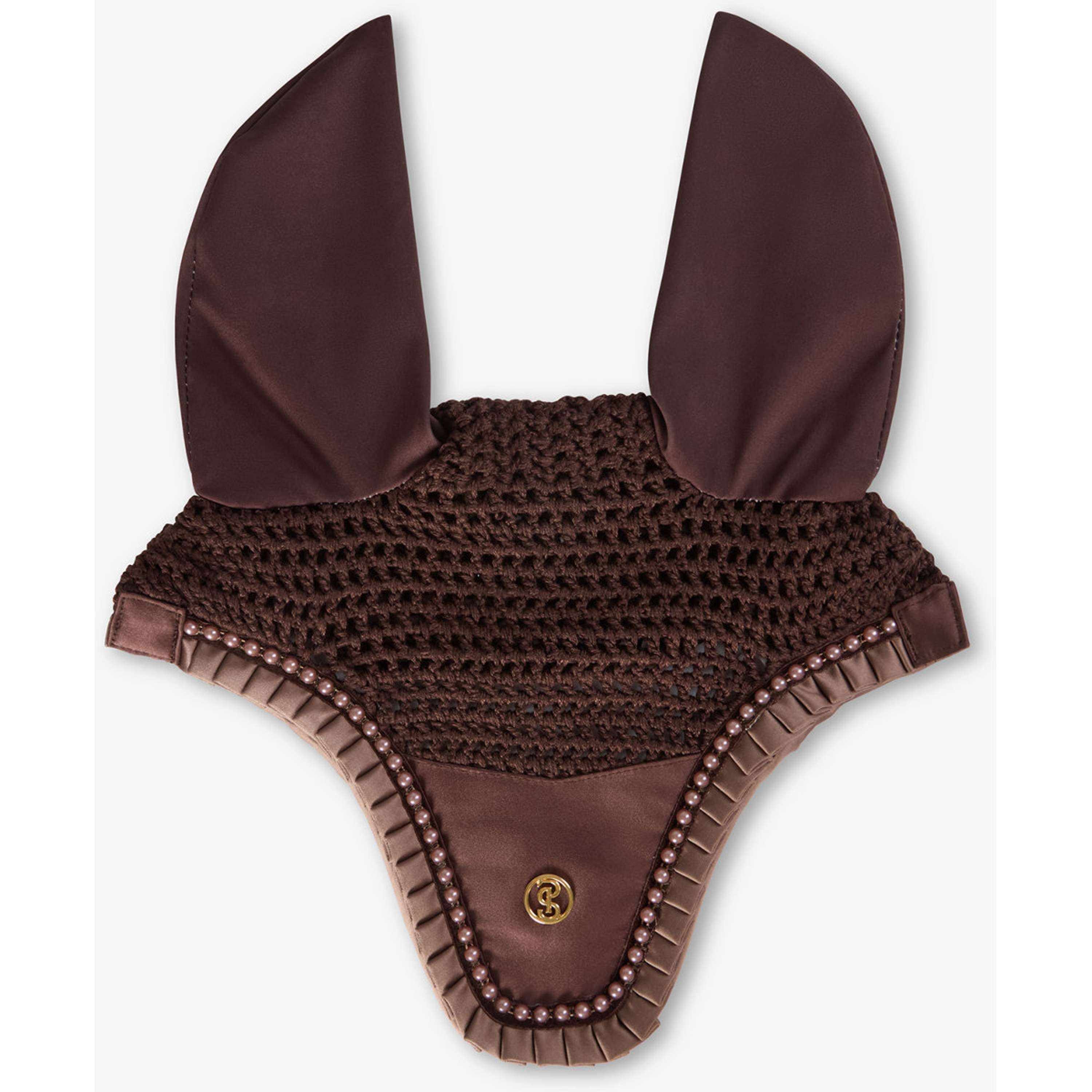PS of Sweden Fliegenhaube Ruffle Pearl Erde Braun