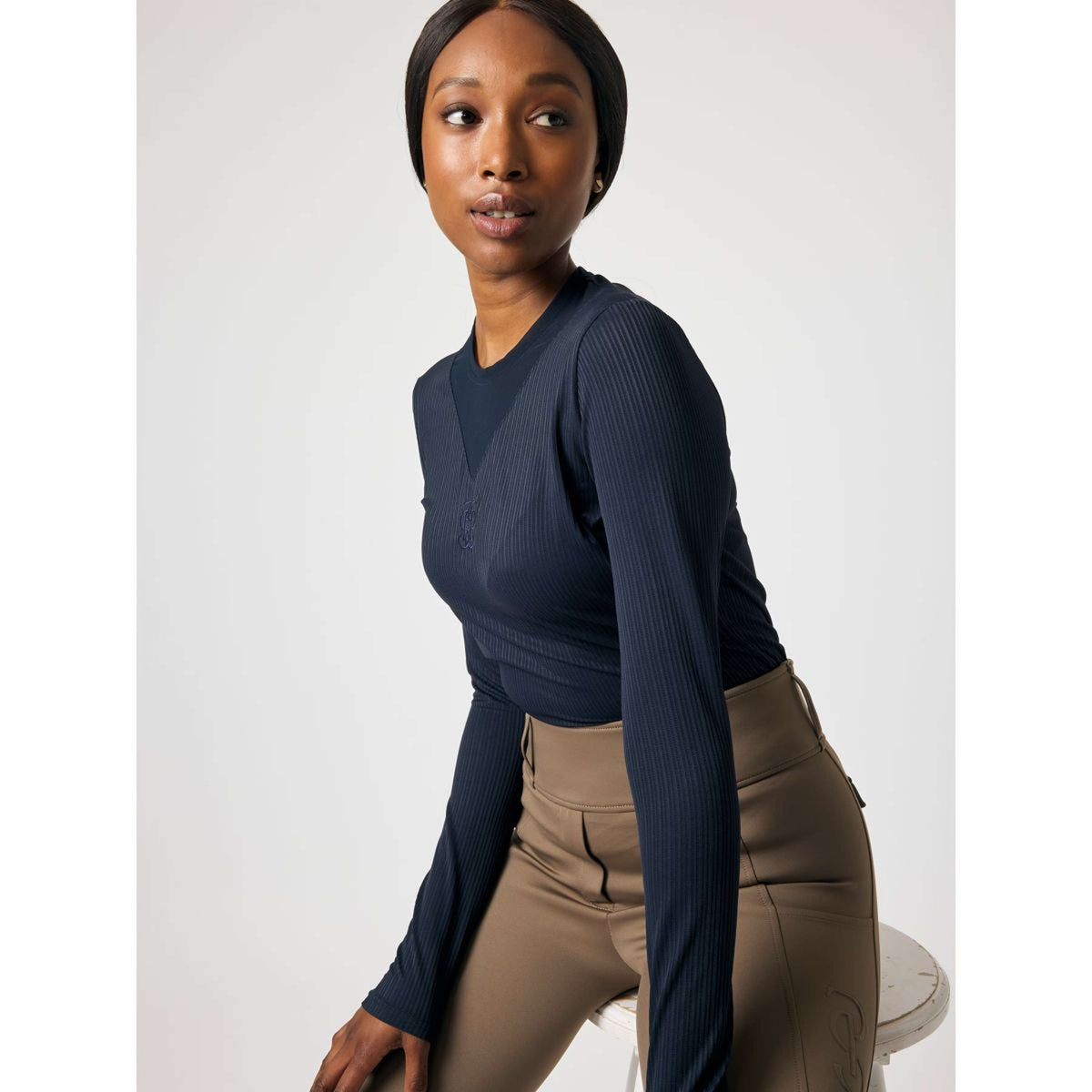 PS of Sweden Longsleeve Leandra Mesh Navy