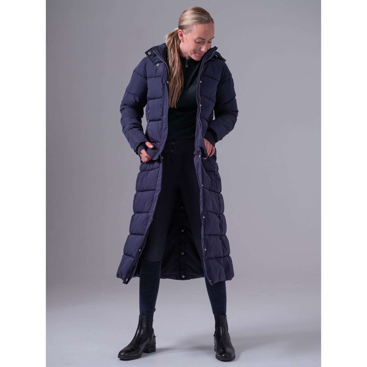 PS of Sweden Pufferjacke Diane Abzippbar Navy