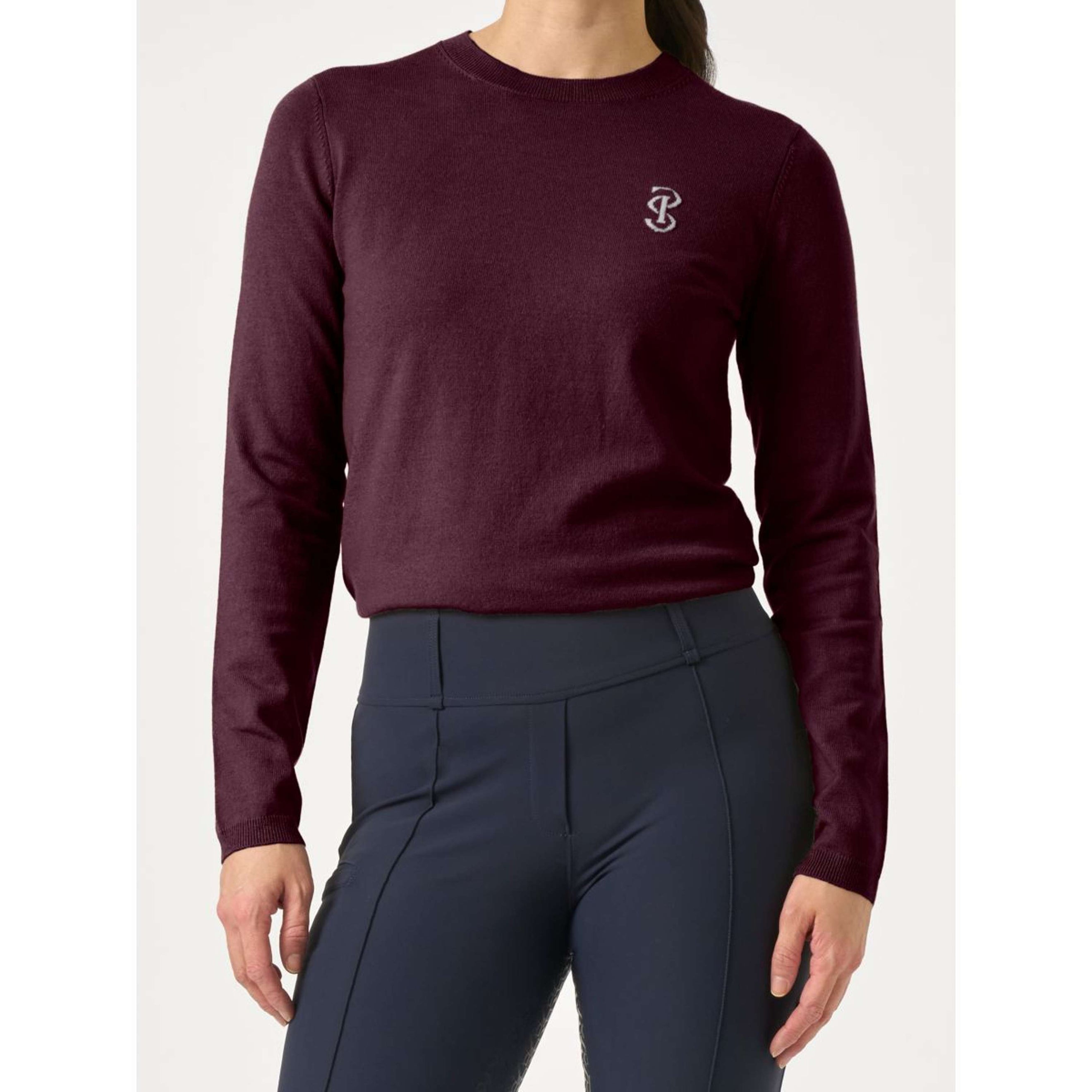 PS of Sweden Pullover PS Logo Pflaumenfarben PS of Sweden Pullover PS Logo Pflaumenfarben