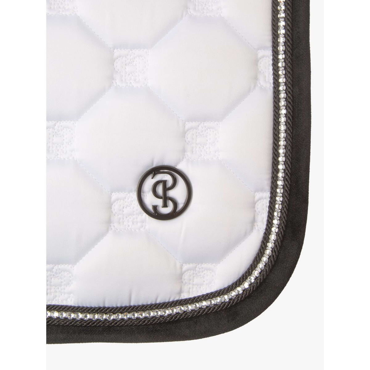 PS of Sweden Schabracke Vintage Monogram Dressur Weiß/Schwarz