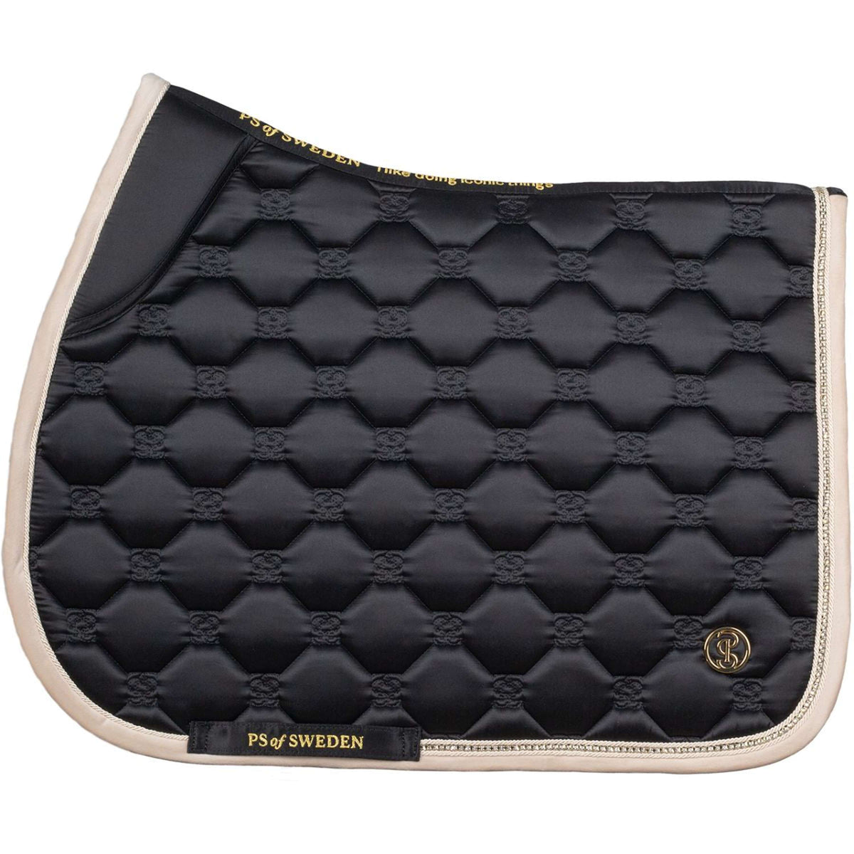 PS of Sweden Schabracke Vintage Monogram Springen Schwarz