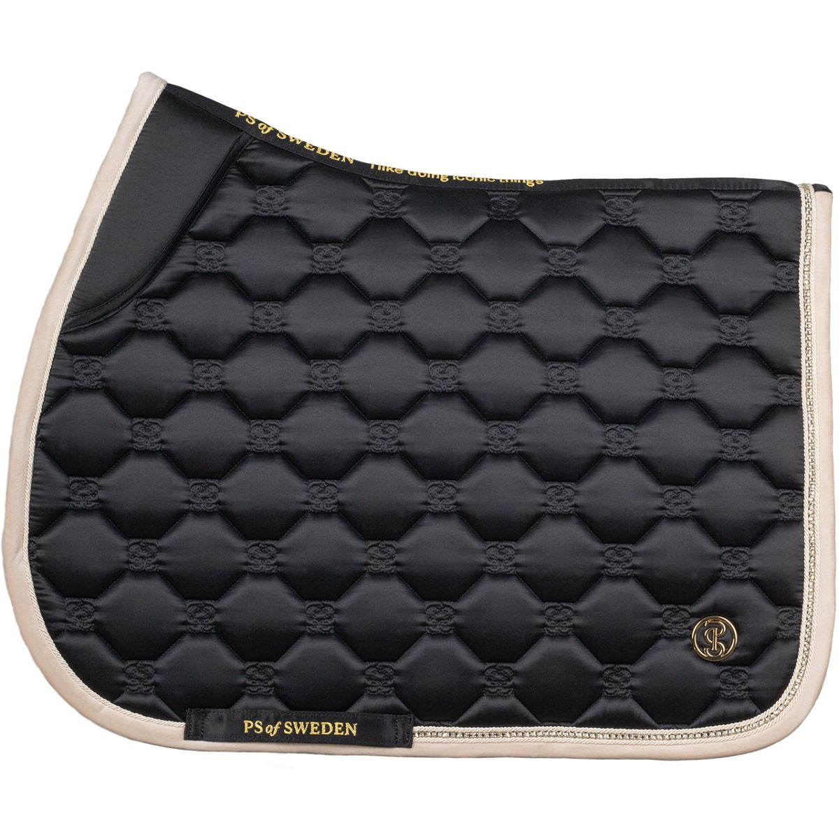 PS of Sweden Schabracke Vintage Monogram Springen Schwarz