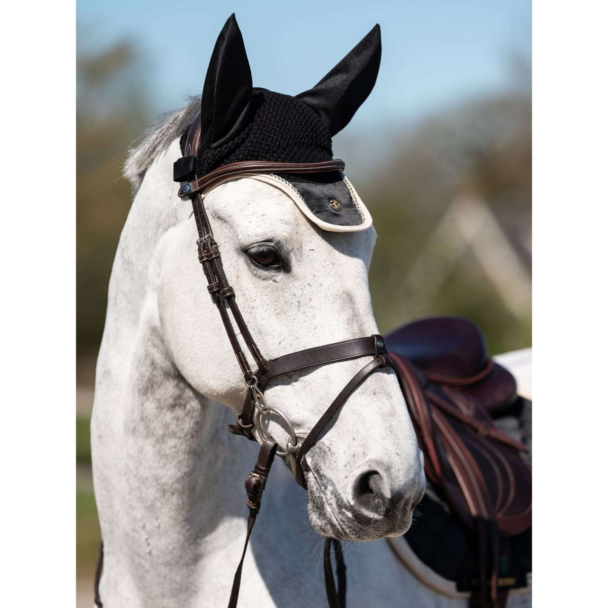 PS of Sweden Fliegenhaube Vintage Monogram Schwarz