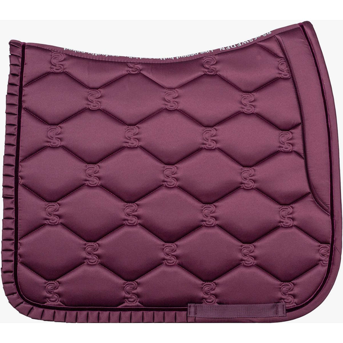 PS of Sweden Schabracke Ruffle Dressur Pflaumenfarben