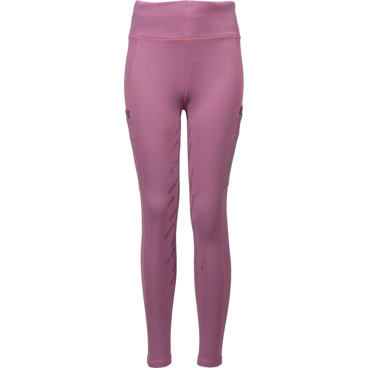 Red Horse Reitleggings Mitsu Full Grip Thistle Purple