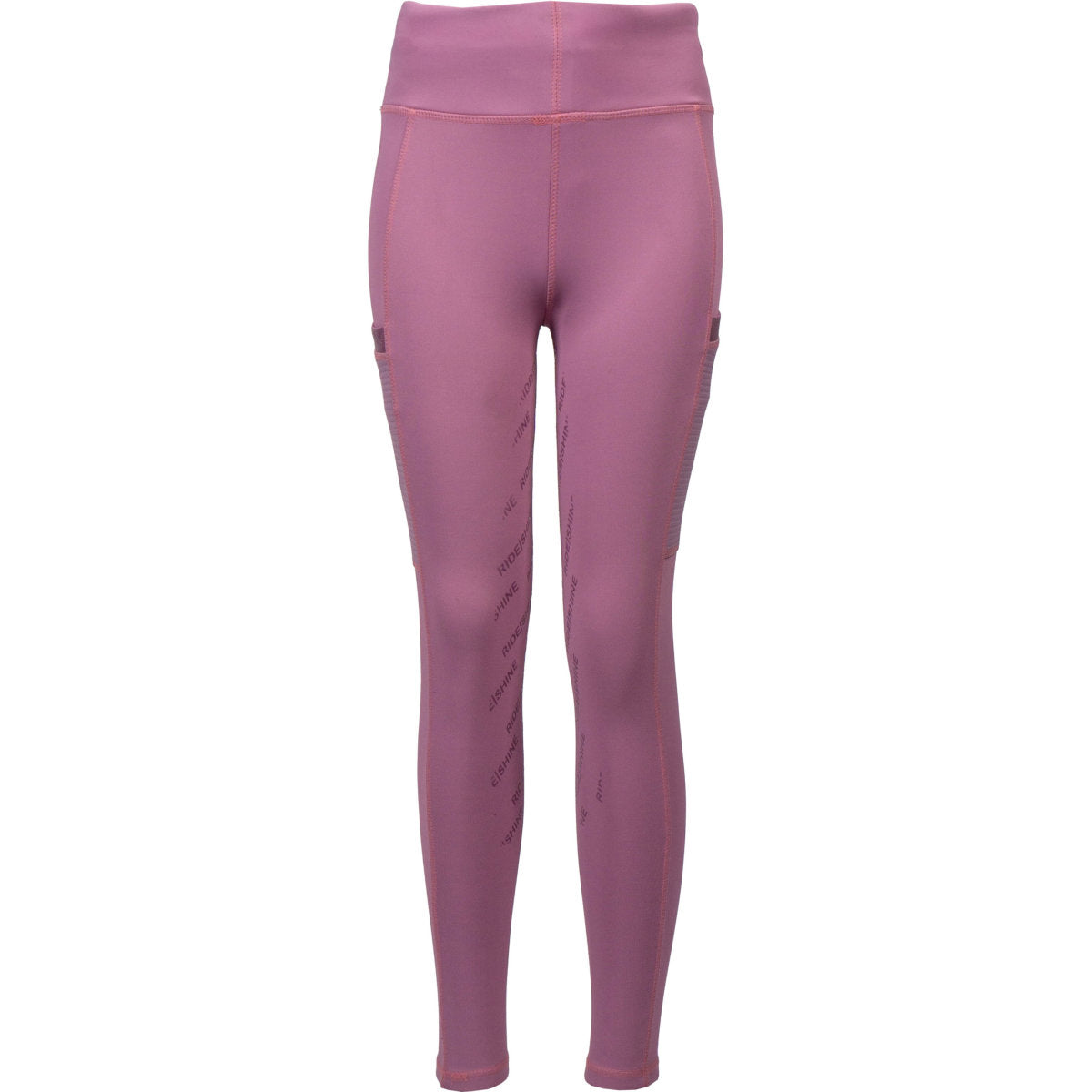 Red Horse Reitleggings Mitsu Full Grip Thistle Purple