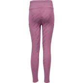 Red Horse Reitleggings Mitsu Full Grip Thistle Purple