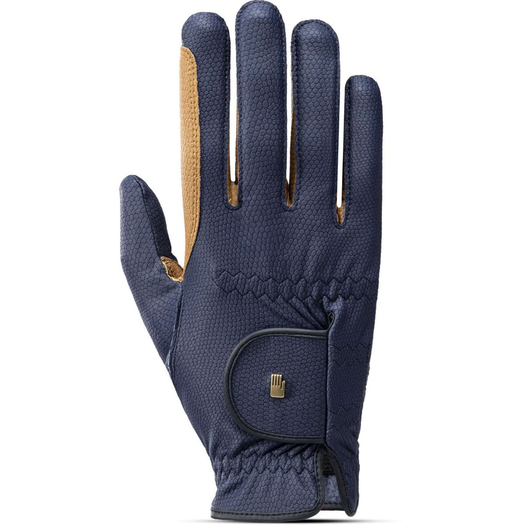 Roeckl Reithandschuhe Malta Navy/Caramel