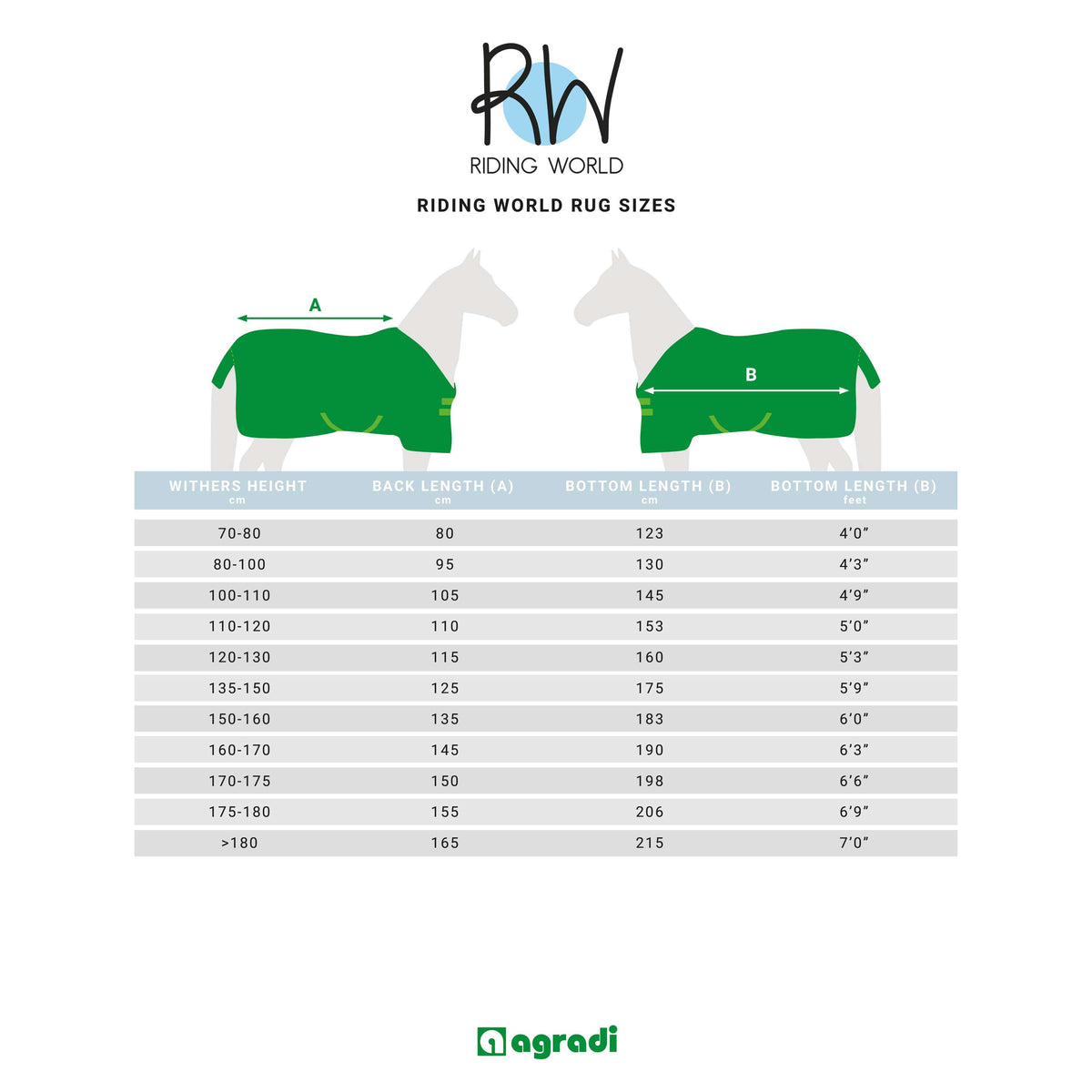 Riding World Ekzemerdecke Grau