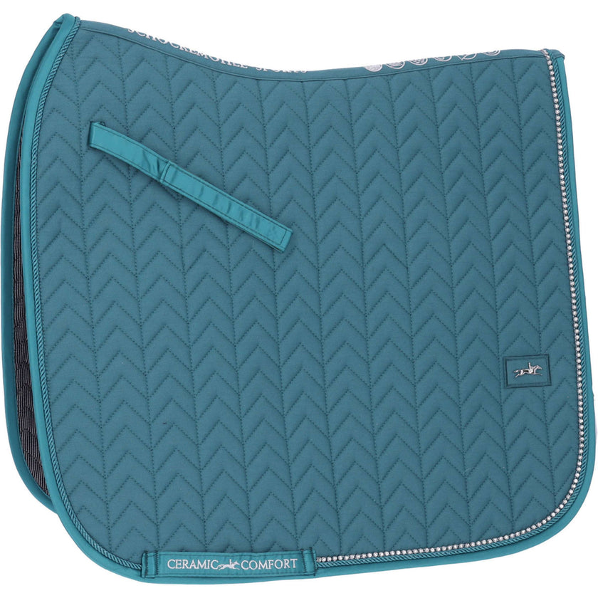 Schockemöhle Schabracke SPCeramica D Style Dressur Colonial Blue Schockemöhle Schabracke SPCeramica D Style Dressur Colonial Blue