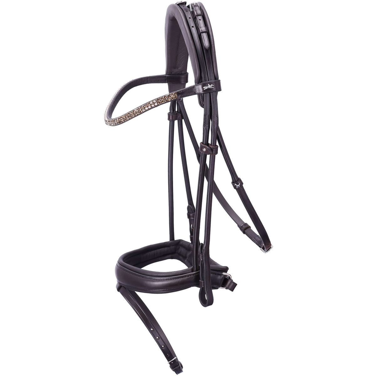 Schockemöhle Trense SP Isabell Werth Satchmo Espresso/Silber