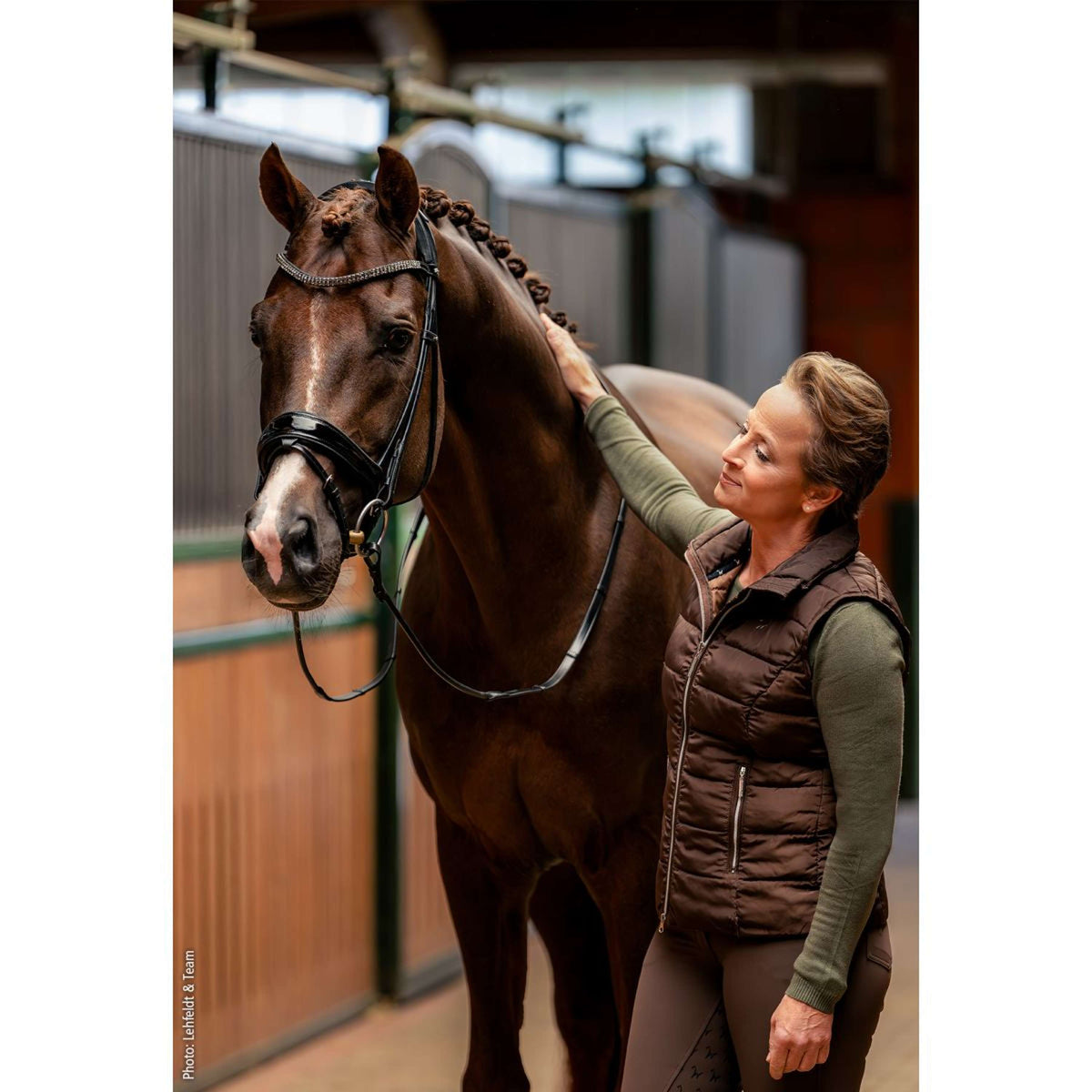 Schockemöhle Trense SP Isabell Werth Satchmo Schwarz/Patent/Silber