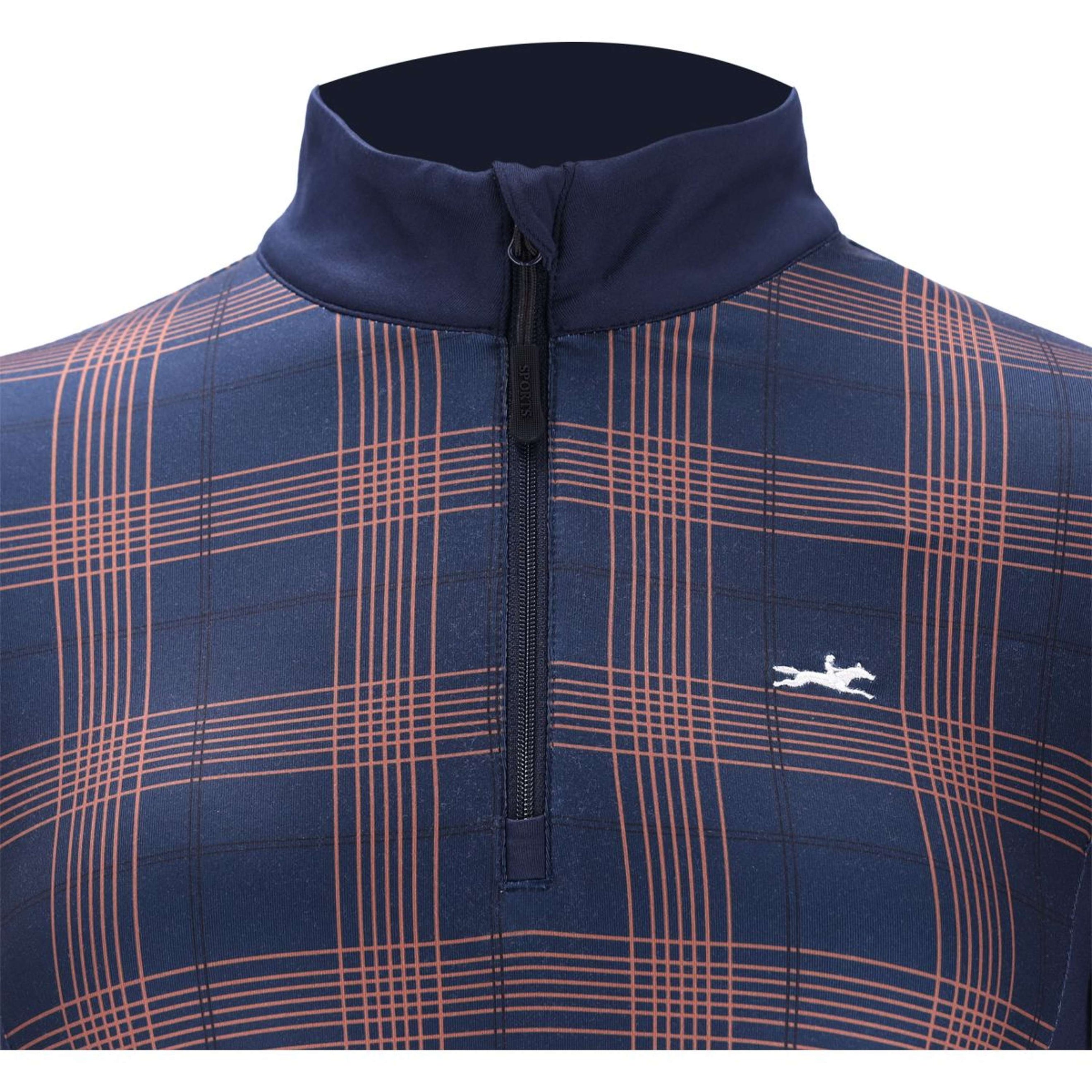 Schockemöhle Shirt SPXandra Navy Check Schockemöhle Shirt SPXandra Navy Check